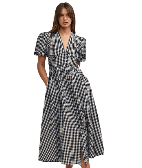 Starlight Midi Dress - Black