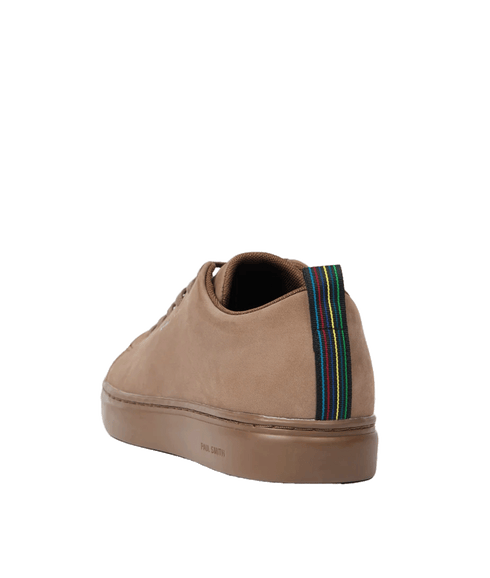 Nubuck Leather 'Lee' Trainers - Brown