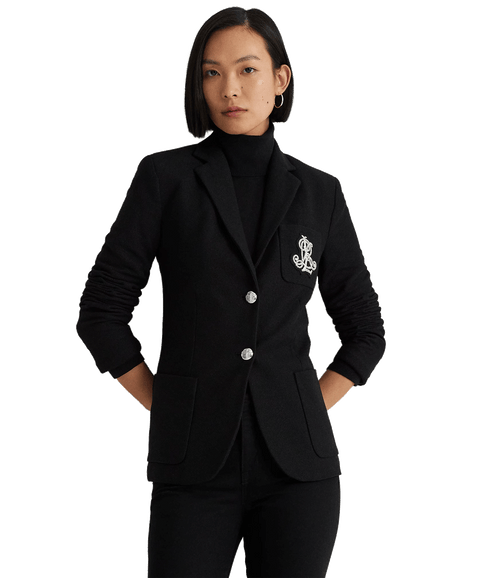 Bullion Jacquard Blazer - Black
