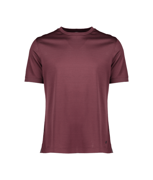 Lacer Micro Stitch Split T-Shirt - Red