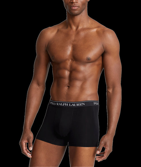 Stretch Cotton Trunk 3-pack - Black