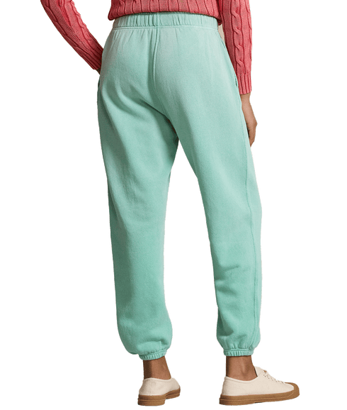 Lightweight Fleece Athletic Sweatpants - Green