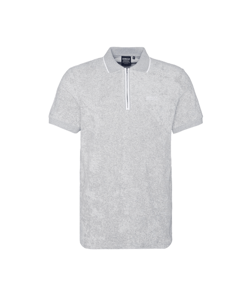 Wilton Terry Short-Sleeved Polo Shirt - Grey