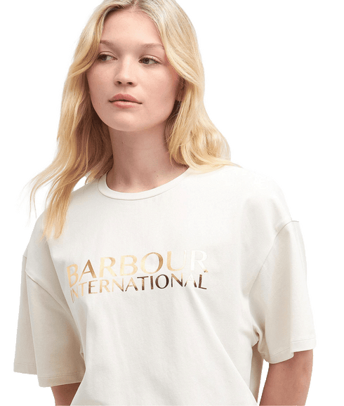 Carla Logo T-Shirt - Cream