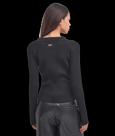 Mondale Zip-Up Cardigan - Black