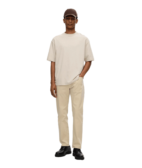 Oversized Short Sleeve T-Shirt - Cream