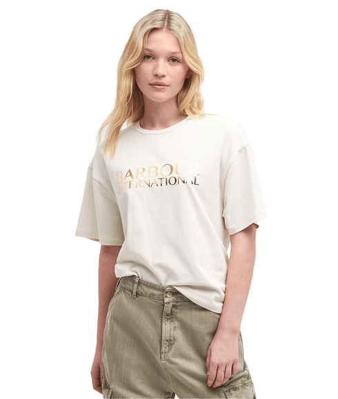 Carla Logo T-Shirt - Cream