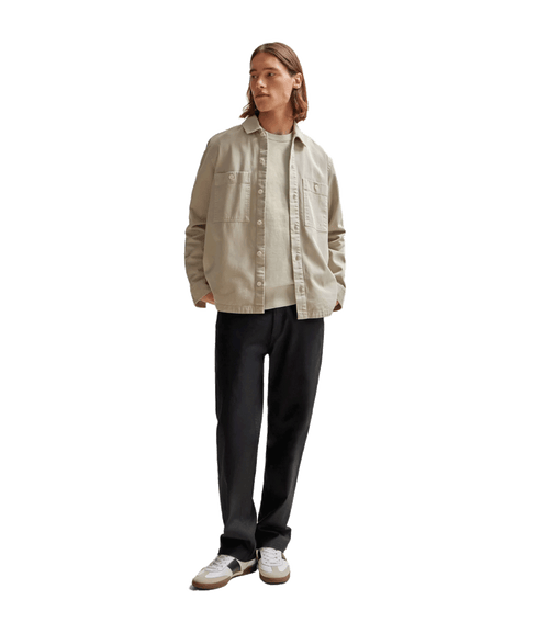 Crew-neck Sweater in Cotton and Cashmere With Logo - Beige
