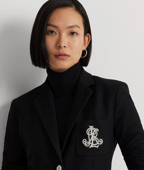 Bullion Jacquard Blazer - Black