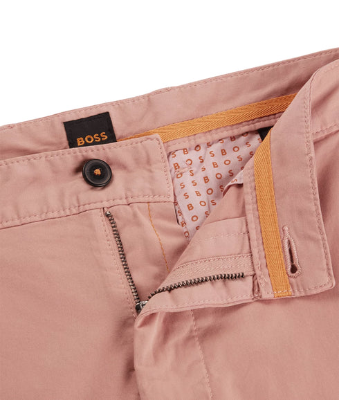 Slim-fit Shorts in Stretch-cotton Twill - Pink