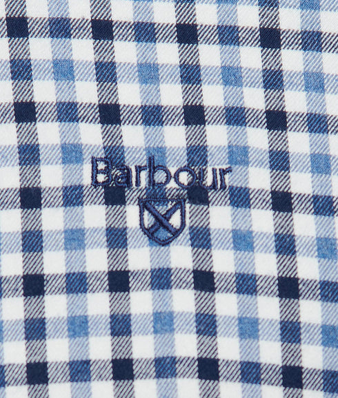 Finkle Tailored Gingham Shirt - Navy