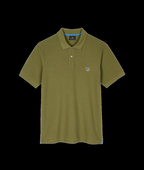 Organic Cotton Zebra Polo Shirt - Green
