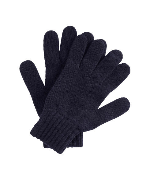Lambswool Gloves - Navy
