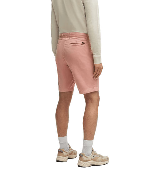 Slim-fit Shorts in Stretch-cotton Twill - Pink
