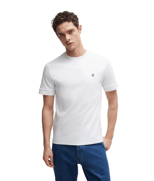 C-taut Mercerized-cotton T-shirt - White