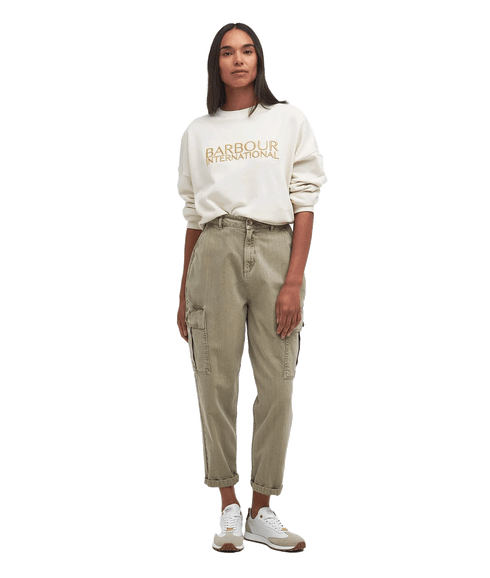 Carla Logo Sweatshirt - Cream