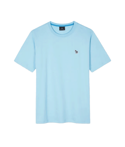 Organic Cotton Zebra Logo T-Shirt - Blue