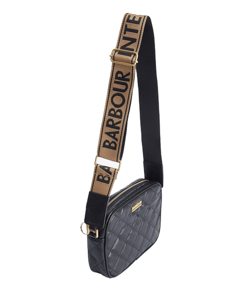 Sloane Quilted Crossbody Bag - Black