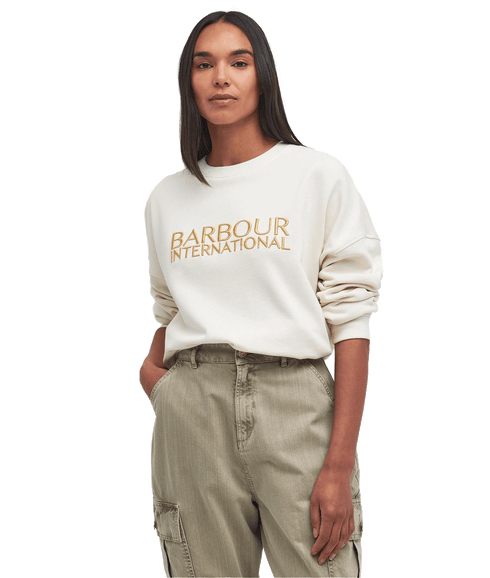 Carla Logo Sweatshirt - Cream