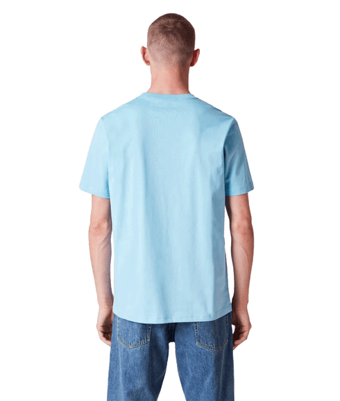 Organic Cotton Zebra Logo T-Shirt - Blue