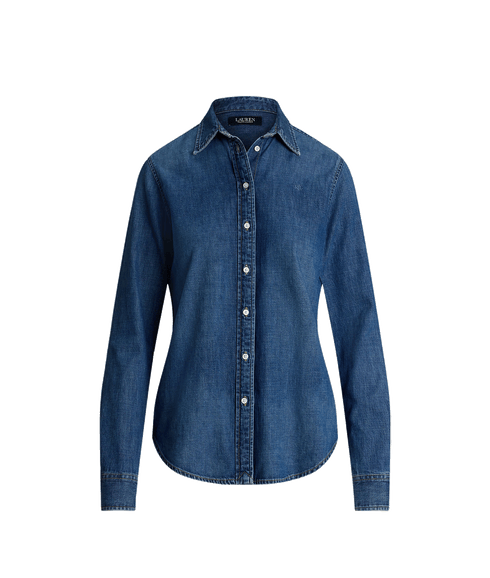 Classic Fit Denim Shirt - Blue