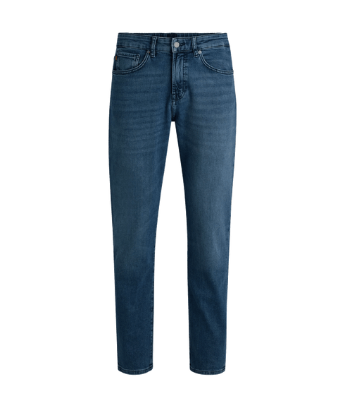Maine Regular-fit Jeans in Mid-blue Comfort-stretch Denim - Blue
