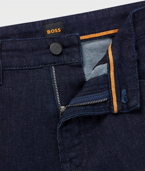 Maine Regular-fit Jeans in Deep Indigo Comfort-stretch Denim - Navy