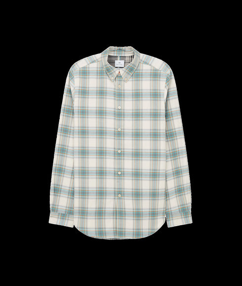 Check Double Pocket Shirt - Green