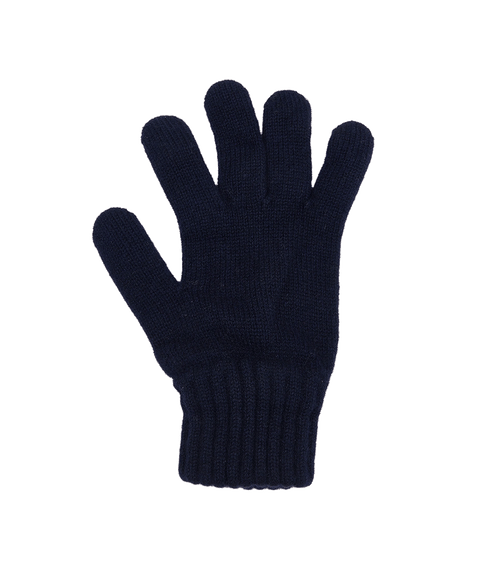 Lambswool Gloves - Navy