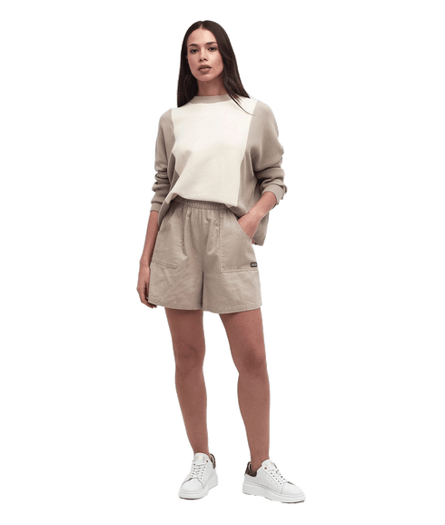 Hamilton Crew Neck Jumper - Beige