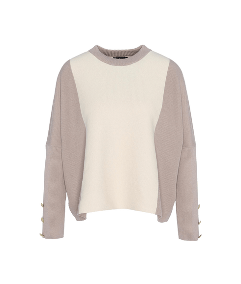 Hamilton Crew Neck Jumper - Beige