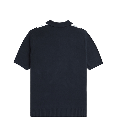 Textured Stripe Knitted Shirt - Multi
