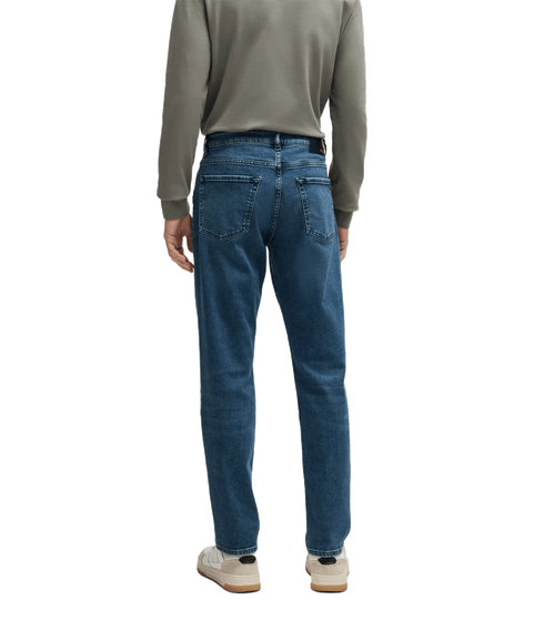 Maine Regular-fit Jeans in Mid-blue Comfort-stretch Denim - Blue