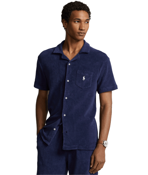 Terry Camp Shirt - Navy