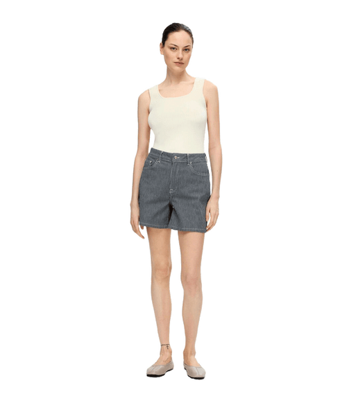 Ribbed Tank Top - Beige