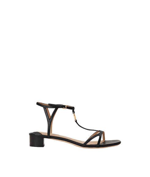 Fallon Nappa Leather Sandal - Black