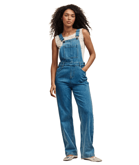 Denim Dungarees - Blue