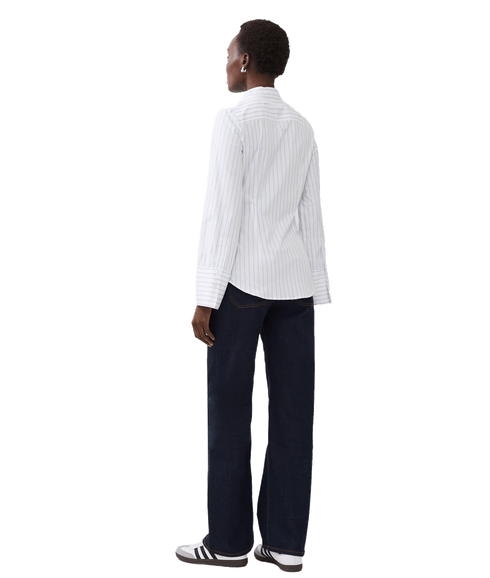 Isabelle Asymmetric Shirt - White