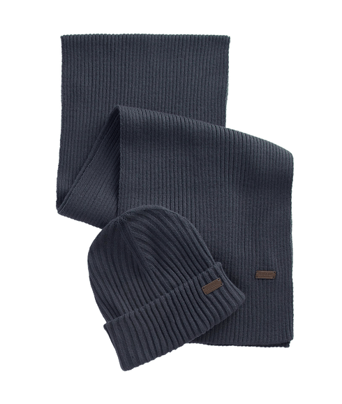 Crimdon Beanie & Scarf Gift Set - Navy