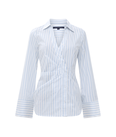 Isabelle Asymmetric Shirt - White