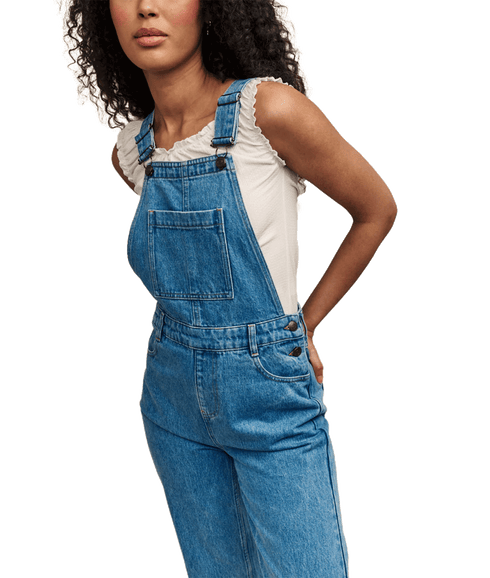 Denim Dungarees - Blue