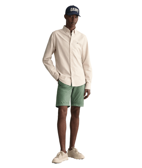 Sunfaded slim fit shorts - Green