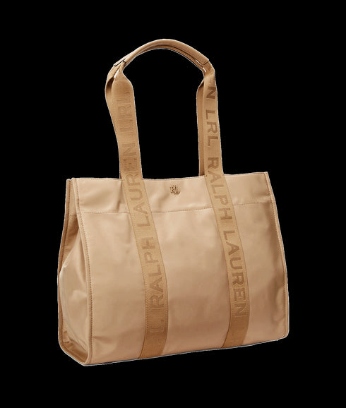 Nylon Extra-large Stevie Tote Bag - Beige