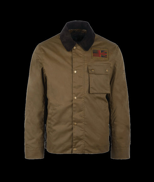 Steve McQueen Workers Wax Jacket - Brown