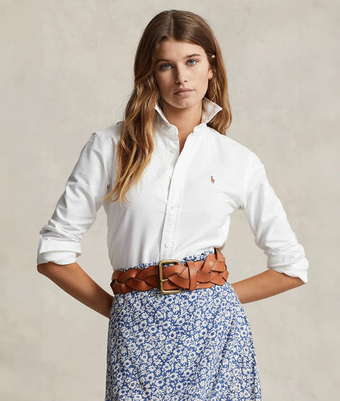 Classic Fit Oxford Shirt - BSR White