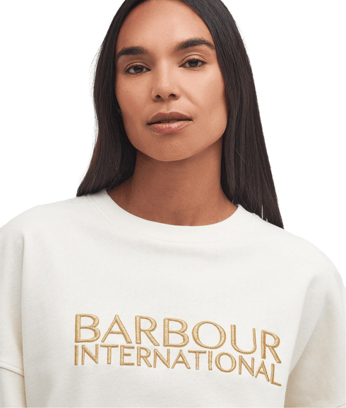 Carla Logo Sweatshirt - Cream