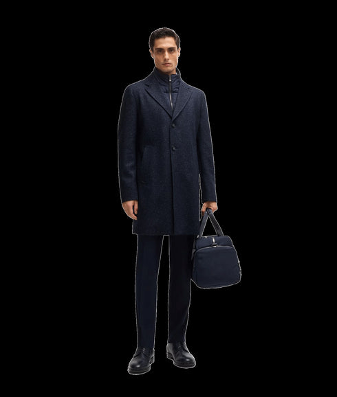 Hyde Slim Fit Coat - Navy