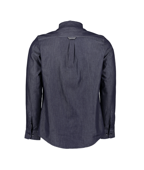 Masonwood Soft Touch Chambray Shirt - Navy