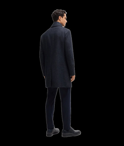 Hyde Slim Fit Coat - Navy