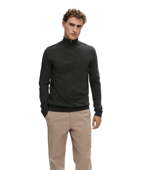 Berg LS Half Zip - Grey